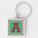 Search for border square key rings Vintage