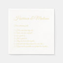 Search for fun cocktail wedding napkins Script