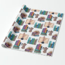 Search for vintage book wrapping paper Kids