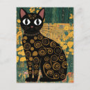Search for vintage cat art postcards Floral