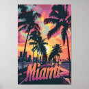 Search for retro miami travel posters Vintage