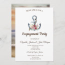 Search for nautical engagement party invitations Flowers