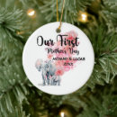 Search for first mothers day christmas tree decorations Baby
