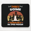 Search for fun horror mousepads Halloween