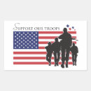 Search for support troops stickers Flag