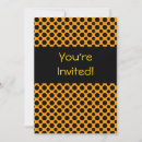Search for black and orange halloween invitations Simple