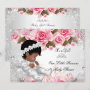Search for pink snowflake baby shower invitations Floral