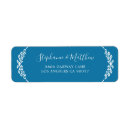 Search for blue white return address labels Foliage
