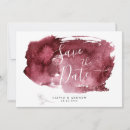 Search for burgundy wedding save the dates Cranberry