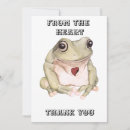 Search for frog thank you cards Watercolor