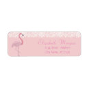 Search for pink lace return address labels Stylish