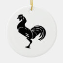 Search for rooster chicken christmas tree decorations Bird