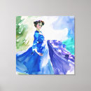 Search for lady canvas prints Dress