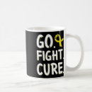 Search for gold ribbon mugs Support