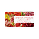 Search for customizeable return address labels Red