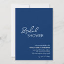 Search for navy bridal shower invitations Simple