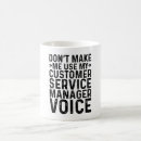 Search for customer service mugs Typography