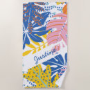 Search for tropical beach towels Palm leaves