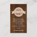Search for hip business cards Rustic