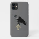 Search for black raven birds iphone cases Corvid