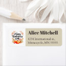 Search for happy thanksgiving return address labels Pumpkin