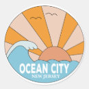 Search for beach town stickers Ocean city nj