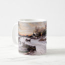 Search for vintage winter scene mugs Village