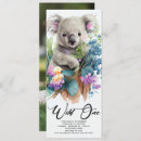 Search for koala invitations Wild one