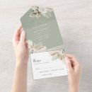 Search for green watercolor invitations Modern elegant