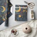 Search for space cat wrapping paper Moon