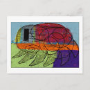 Search for flea postcards Blue