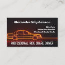 Search for uber business cards Chauffeur