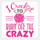 Search for crocheting stickers Funny