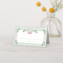 Search for christmas place cards Green