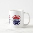 Search for politics mugs Red white blue