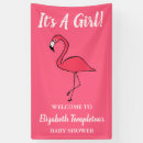 Search for pink flamingo banners Baby shower