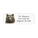 Search for cartoon bear return address labels Animals