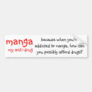 Search for addict bumper stickers Anime