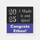 Search for funny graduation napkins Simple