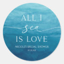 Search for love beach stickers Bridal shower