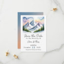 Search for mountain save the dates Watercolor landscape