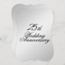 Search for 5th year anniversary invitations Twenty fifth