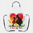 Search for i love my dad aprons Father