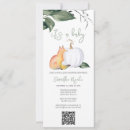 Search for white pumpkin baby shower invitations Foliage