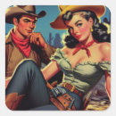 Search for vintage cowboy stickers Cowgirl