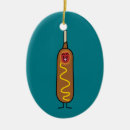 Search for hot dog christmas tree decorations Mustard