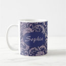Search for purple damask mugs For her
