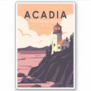 Search for maine hiking stickers Acadia souvenir