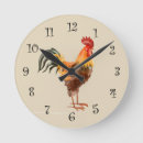 Search for country kitchen clocks Rooster