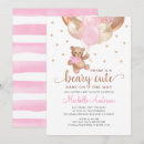 Search for balloon gender reveal invitations Teddy bear